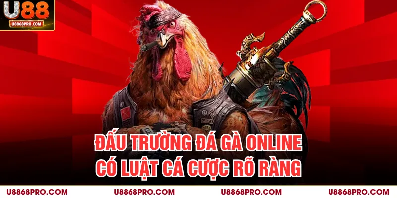 Đấu trường đá gà online có luật cá cược rõ ràng