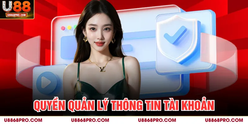 Quyền quản lý thông tin tài khoản