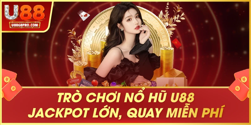 Trò chơi nổ hũ U88 jackpot lớn, quay miễn phí